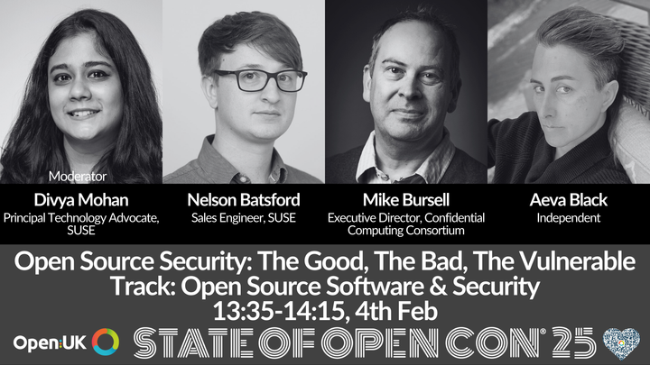 Open Source Security: The Good, The Bad, The Vulnerable